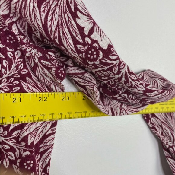 NWT Talbots Plus Pettie CHARMING CARDIGAN -LEAFY VINES Sz Petite 1X - Picture 4 of 6